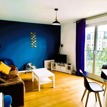 Apartment 3 Pieces, Paris Stade De France,parking